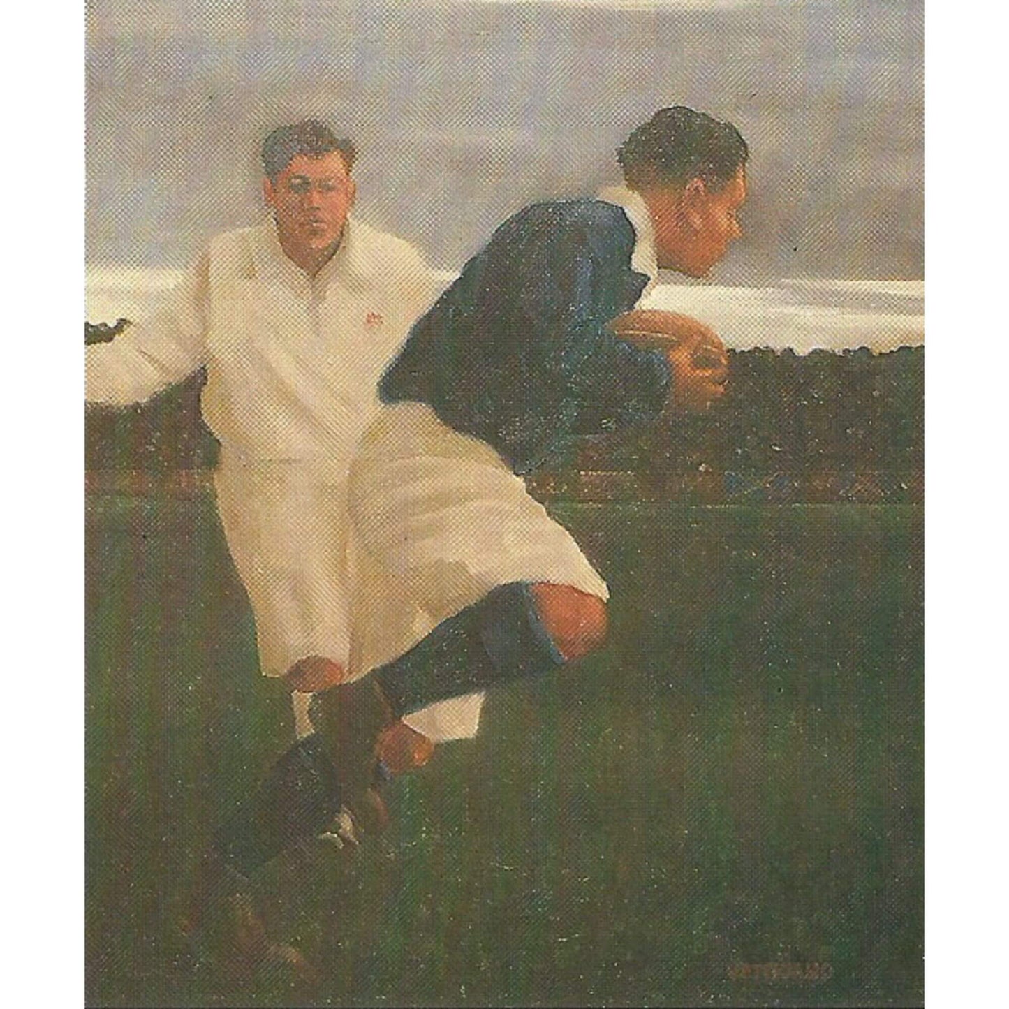 Eluding The Tackle by Jack Vettriano