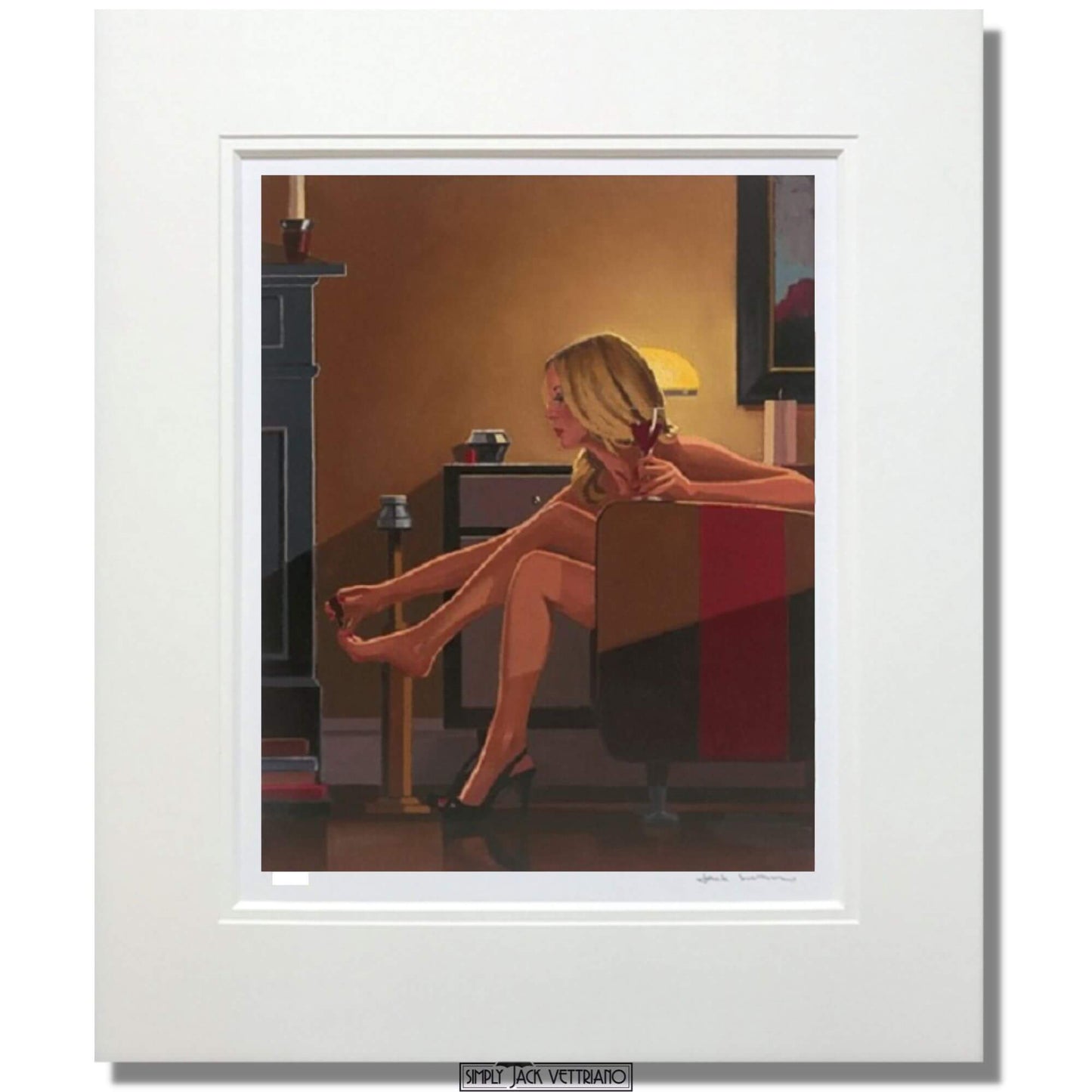 Jack Vettriano For My Lover Limited Edition Mounted