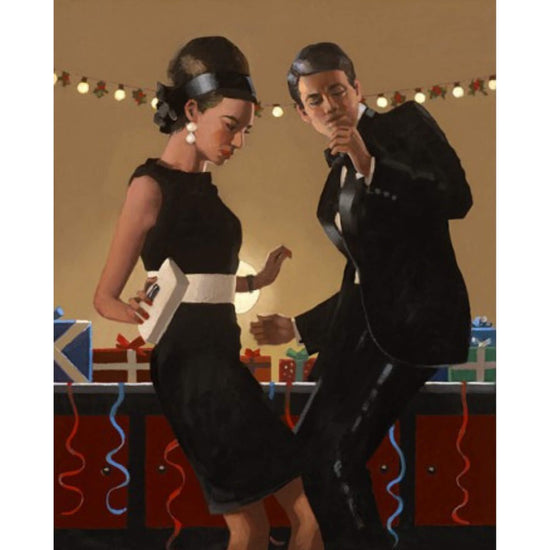 Lets Twist Again Signed Card Jack Vettriano