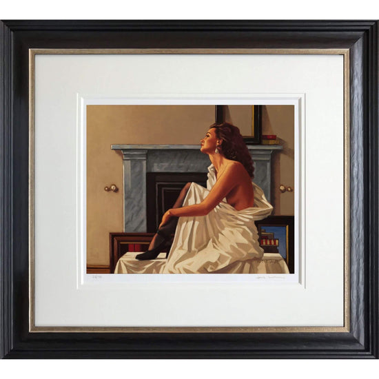 Model In White by Jack Vettriano Framed Limited Edition Print