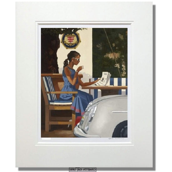 Load image into Gallery viewer, Jack Vettriano Morning News Limited Edition Mounted
