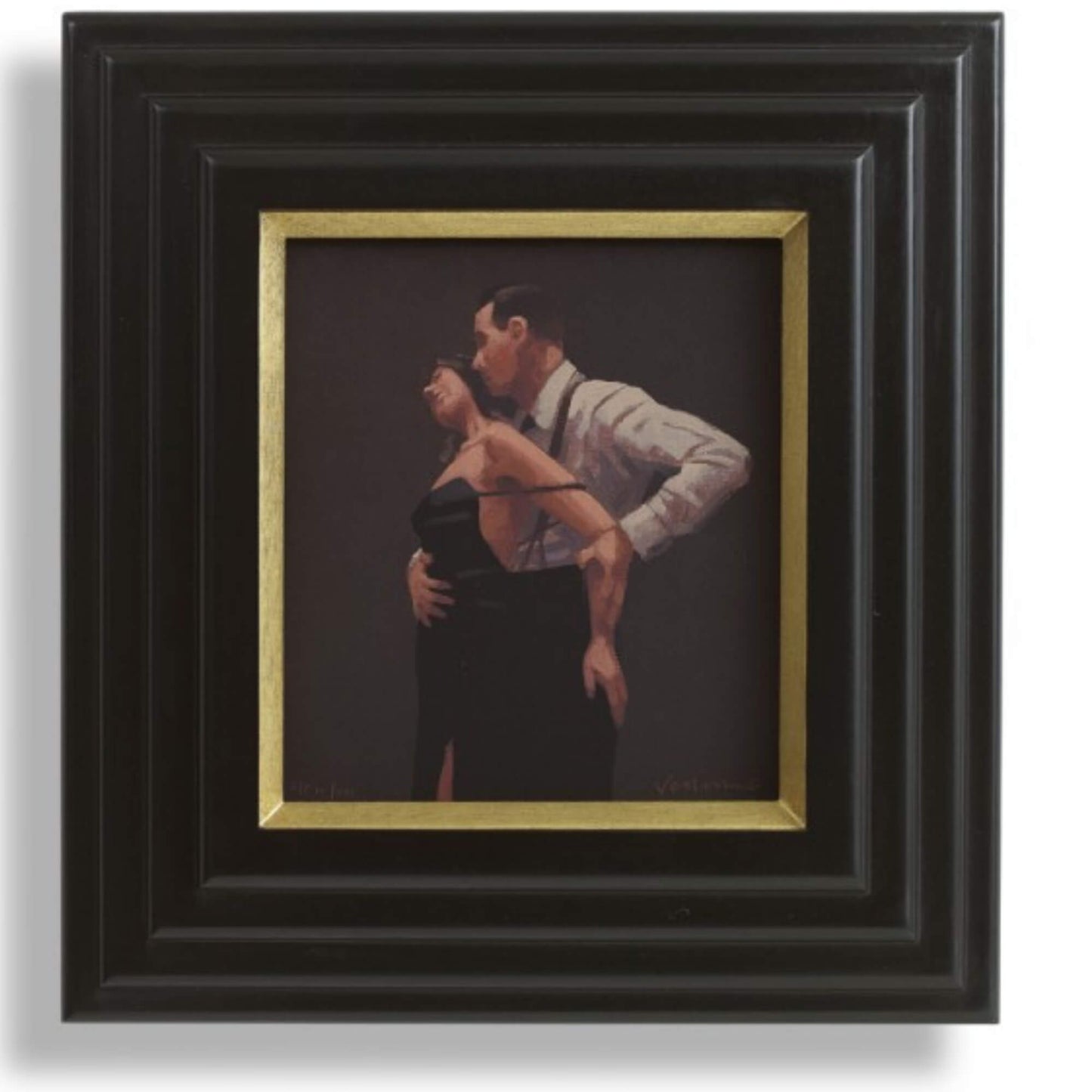 Load image into Gallery viewer,  No Turning Back Framed Mini Limited Edition Print Jack Vettriano
