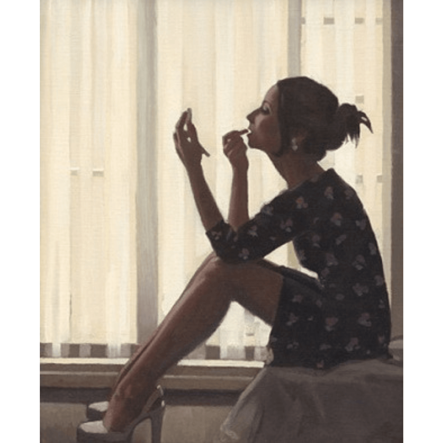 Only The Deepest Red II Limited Edition Print Jack Vettriano