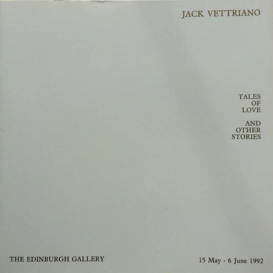 Tales of Love & Other Stories  Exhibition Catalogue Jack Vettriano