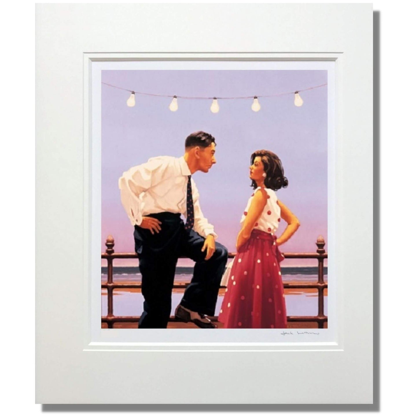 The Big Tease by Jack Vettriano Limited Edition Mounted
