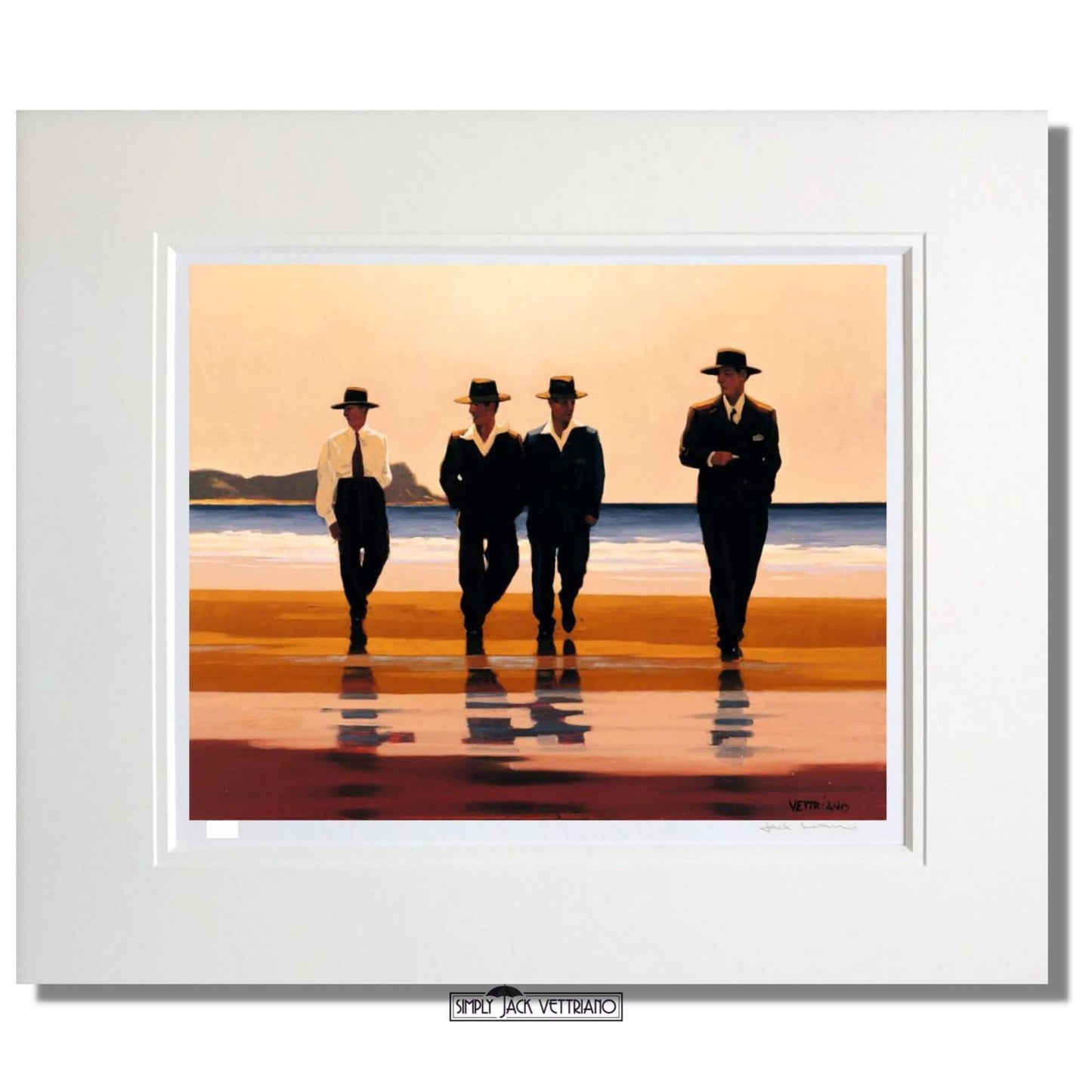 The Billy Boys Limited Edition Jack Vettriano Mounted