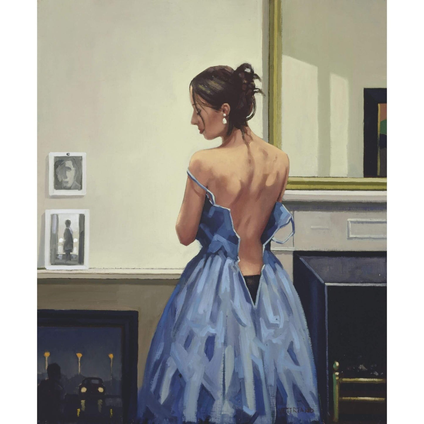 Load image into Gallery viewer, The Blue Gown Jack Vettriano
