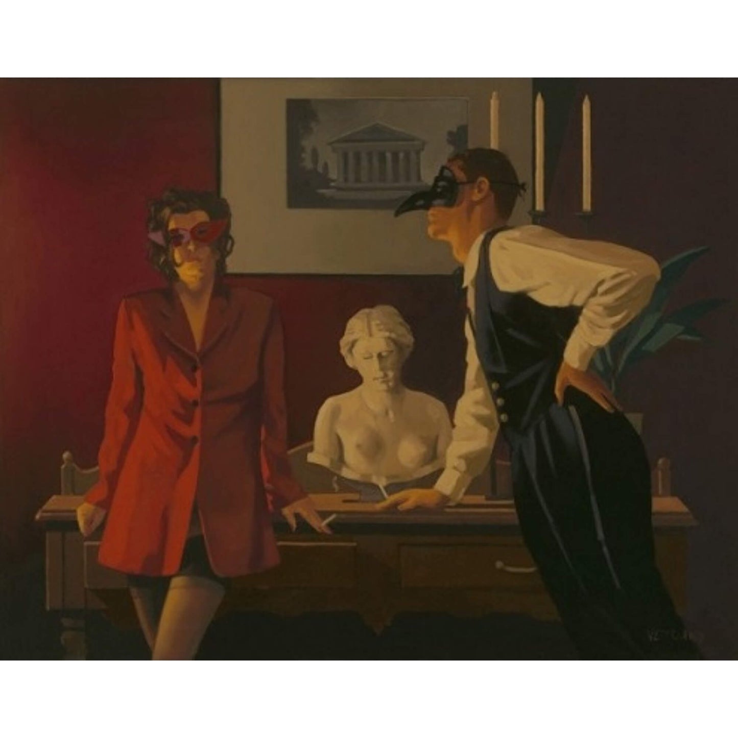 Load image into Gallery viewer, The Sparrow and The Hawk Artist&amp;#39;s Proof Jack Vettriano
