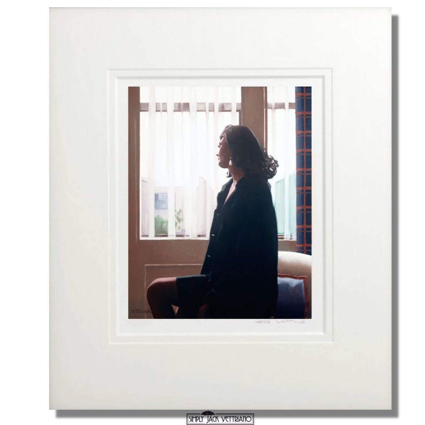 Jack Vettriano The Very Thought of You Limited Edition Mounted