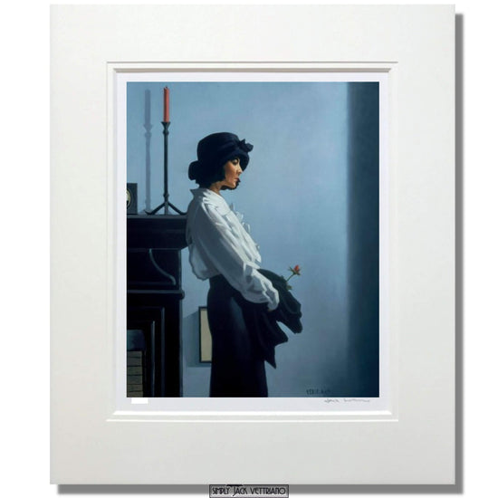 Jack Vettriano Valentine Rose Limited Edition Mounted