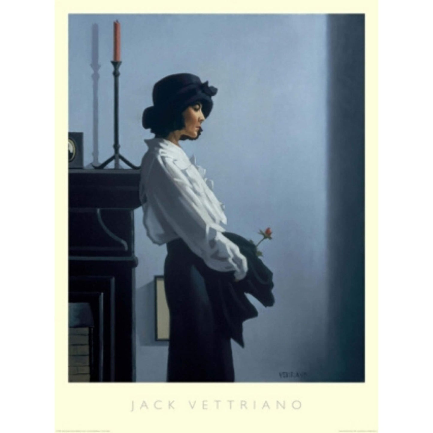 Jack Vettriano Valentine Rose Print