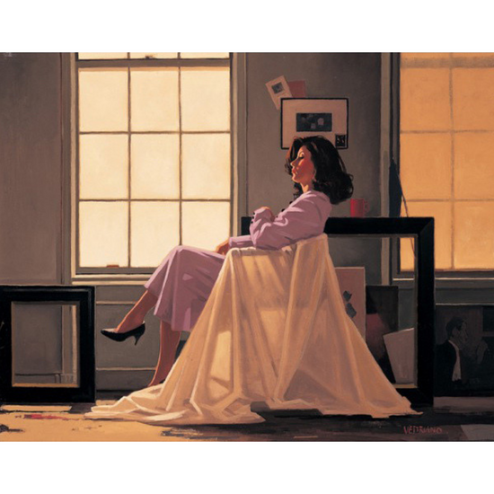 Winter Light & Lavender Jack Vettriano